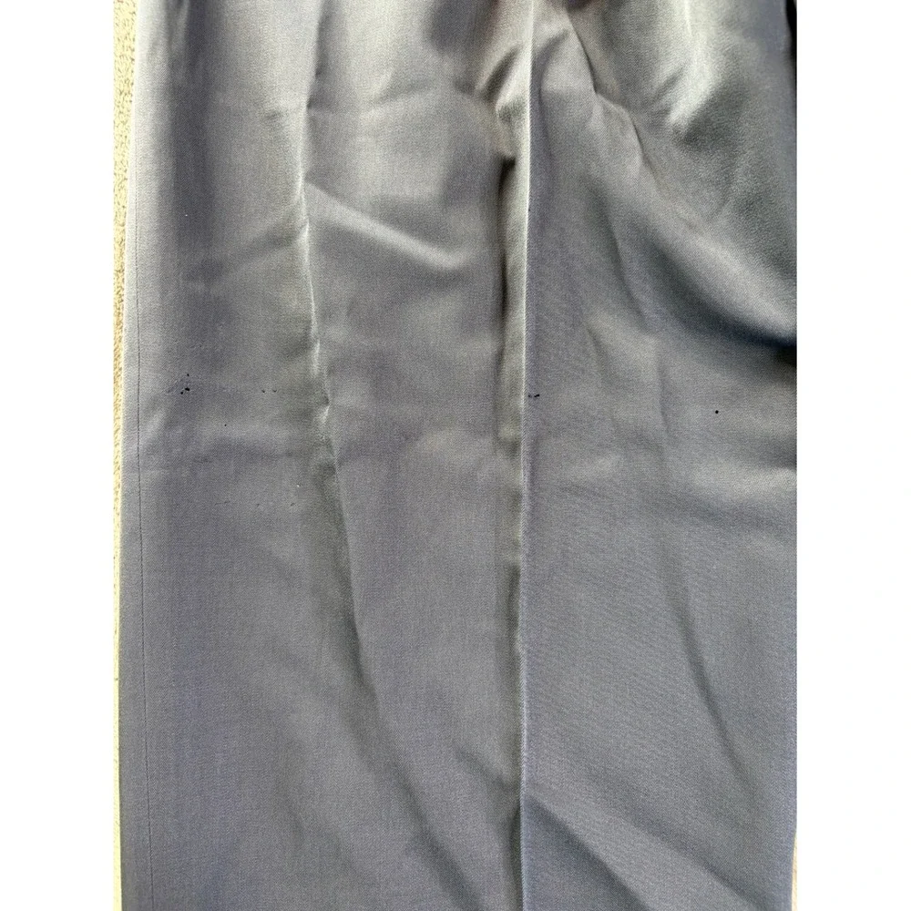 Zanella Mens Pleated Dress Pants Vintage 36x30 Blue Classic Fit